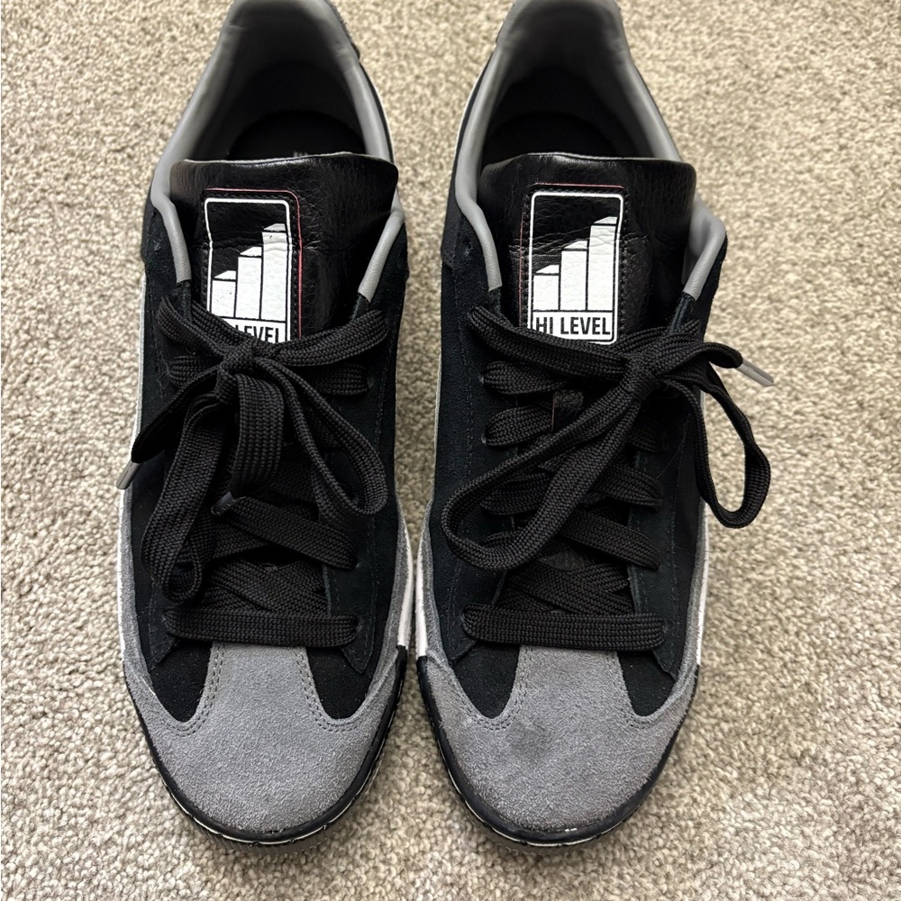 Puma Suede Hi Level Cordae Lace Up Sneakers Casual Shoes Men’s 12 GUC Black Gray